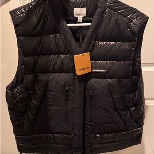 Burberry Black Vest XL